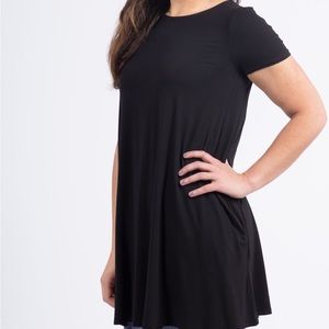 Agnes & Dora Black Swing Tunic